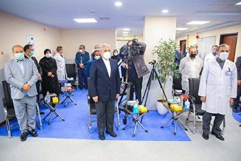 افتتاح فاز یک ساختمان امام حسن مجتبی(ع) در بیمارستان مسیح دانشوری