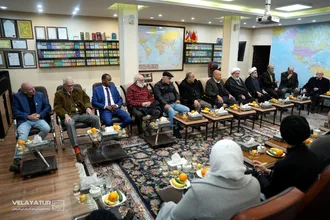 گزارش تصویری دیدار جمعی از شخصیت ها و نخبگان برجسته مجمع جهانی حامیان مقاومت با دکتر علی اکبر ولایتی