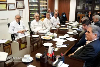 گزارش تصویری بازدید رئیس دانشگاه علوم پزشکی شهید بهشتی از بیمارستان دکتر مسیح دانشوری