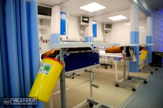 بیمارستان صحرایی مسیح دانشوری برای ارائه خدمات گسترده تر به بیماران کرونایی راه اندازی شد