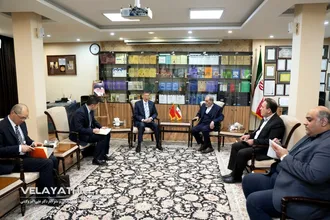 گزارش تصویری دیدار دکتر ولایتی با سفیر چین در تهران
