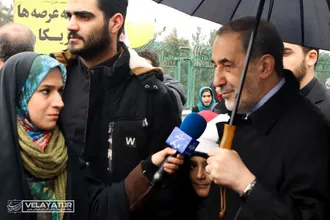حضور دکتر ولایتی در راهپیمایی ۲۲ بهمن