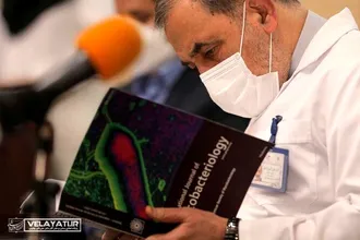 رونمایی از اولین اسپری ضد کرونای ایرانی در بیمارستان مسیح دانشوری