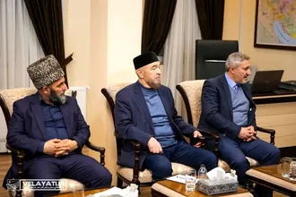 دیدار دکتر ولایتی با بابورین معاون اسبق دومای روسیه