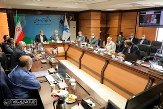 مراسم معارفه بروجردی معاون جدید امور بین الملل و دانشجویان غیرایرانی دانشگاه آزاداسلامی