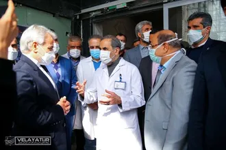 افتتاح فاز یک ساختمان امام حسن مجتبی ع در بیمارستان مسیح دانشوری