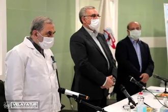 با حضور وزیر بهداشت و رئیس بیمارستان مسیح دانشوری ساختمان امام حسن مجتبی ع بیمارستان مسیح دانشوری افتتاح شد