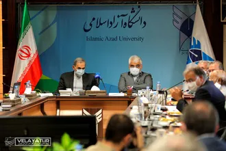 مراسم معارفه بروجردی معاون جدید امور بین الملل و دانشجویان غیرایرانی دانشگاه آزاداسلامی