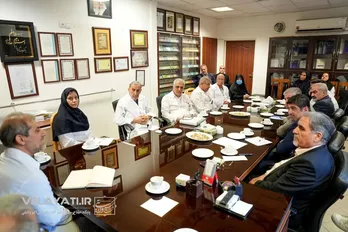 بازدید رئیس دانشگاه علوم پزشکی شهید بهشتی از بیمارستان دکتر مسیح دانشوری