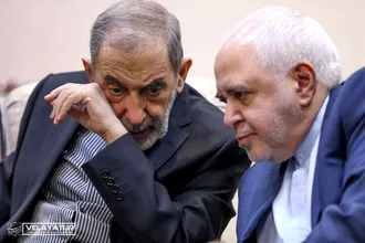 دیدار وزیر امور خارجه به همراه وزرای امور خارجه سابق جمهوری اسلامی ایران با دکتر علی اکبر ولایتی