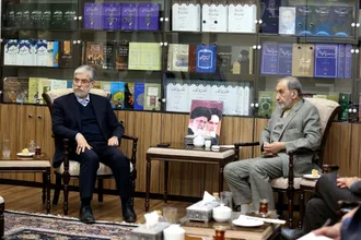 دیدار دکتر ولایتی با دکتر سیمایی صراف وزیر محترم علوم تحقیقات و فناوری