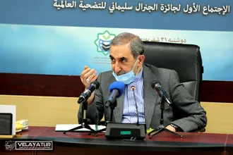 دکتر ولایتی در نشست شورای سیاستگذاری جایزه جهانی ایثار سردار سلیمانی