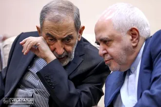 دیدار وزیر امور خارجه به همراه وزرای امور خارجه سابق جمهوری اسلامی ایران با دکتر علی اکبر ولایتی