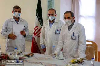 جلسه ستاد کرونا بیمارستان دکتر مسیح دانشوری به ریاست دکتر علی اکبر ولایتی
