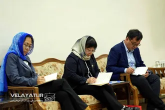 گزارش تصویری دیدار دکتر ولایتی با هیأتی از آکادمی علوم اجتماعی چین