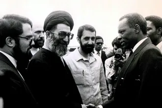 تصاویری از دکتر علی اکبر ولایتی در کنار رهبر شهید انقلاب دوران ریاست جمهوری