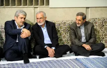 ولایتی، ناطق نوری و خرازی در دیدار مسئولان با رهبر انقلاب/عکس
