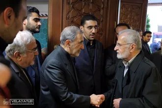 مراسم ترحیم همشیره دکتر ولایتی برگزار شد