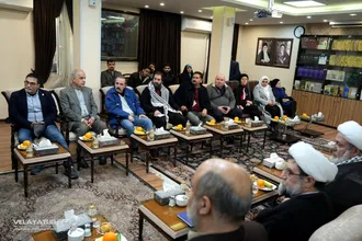 گزارش تصویری دیدار جمعی از شخصیت ها و نخبگان برجسته مجمع جهانی حامیان مقاومت با دکتر علی اکبر ولایتی