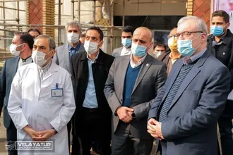 بازدید وزیربهداشت از بیمارستان مسیح دانشوری در روزپرستار