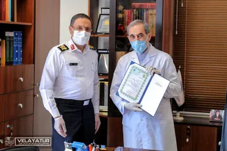 تقدیر راهنمایی و رانندگی تهران بزرگ از مدافعان سلامت