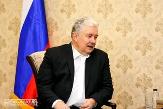 دیدار دکتر ولایتی با بابورین معاون اسبق دومای روسیه
