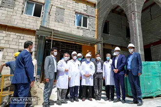 گزارش تصویری از بازدید از ساختمان ۳۵۰ تختخوابی جدیدالاحداث امام حسن مجتبی ع در بیمارستان مسیح دانشوری
