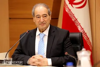 دیدار دکتر ولایتی با فیصل مقدار وزیر خارجه سوریه
