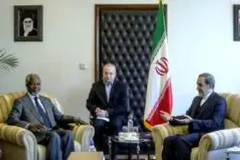 تقدیر ولایتی از همکاریهای کوفی عنان با ایران در دوران ریاست سازمان ملل