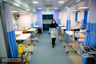 بیمارستان صحرایی مسیح دانشوری برای ارائه خدمات گسترده تر به بیماران کرونایی راه اندازی شد