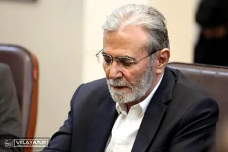 دیدار مشاور مقام معظم رهبری در امور بین الملل با دبیر کل جنبش جهاد اسلامی فلسطین