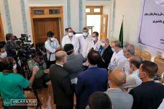 گزارش تصویری نشست تخصصی بهره برداری از داروی رسیژن برای مقابله با کرونا