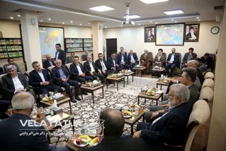 گزارش تصویری دیدار رئیس معاونین و مدیران دانشگاه آزاد اسلامی با دکتر ولایتی