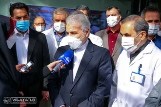 افتتاح فاز یک ساختمان امام حسن مجتبی ع در بیمارستان مسیح دانشوری
