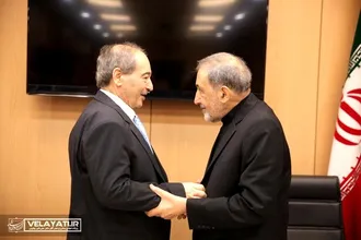 دیدار دکتر ولایتی با فیصل مقدار وزیر خارجه سوریه