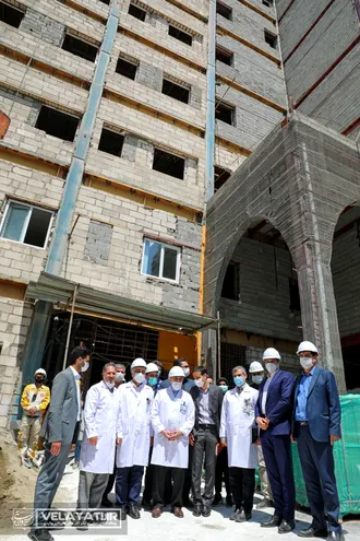 گزارش تصویری از بازدید از ساختمان ۳۵۰ تختخوابی جدیدالاحداث امام حسن مجتبی ع در بیمارستان مسیح دانشوری