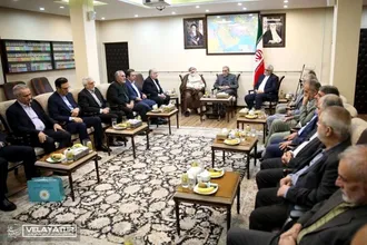 دیدار جمعی از دیپلماتهای وزارت امورخارجه با دکتر ولایتی